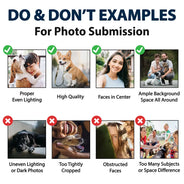 Art Design, Healing, Pet Lovers, Memorial, Photo - Oil Painting - Custom Photo Oil Painting Memorial Dog Cat Live Forever - Personalized Poster
