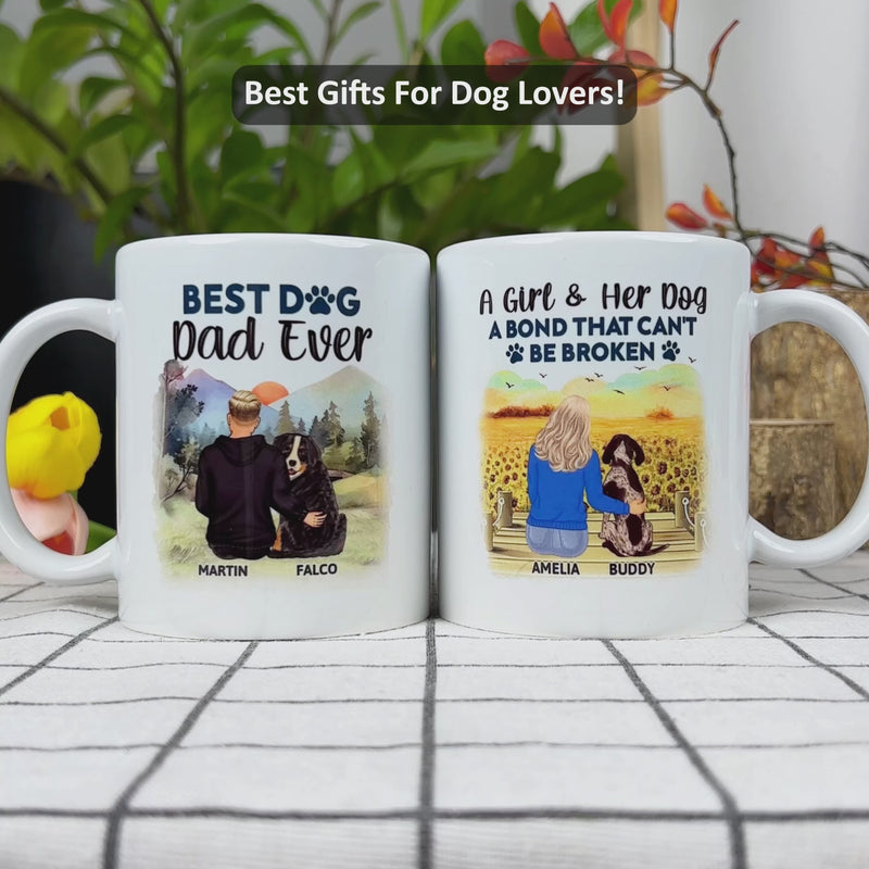 A Bond That Can't Be Broken - Gift For Dog Lovers, Dog Mom - Personalized Mug