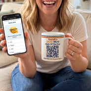 Daily Quiz Interactive QR Code - Personalized Mug