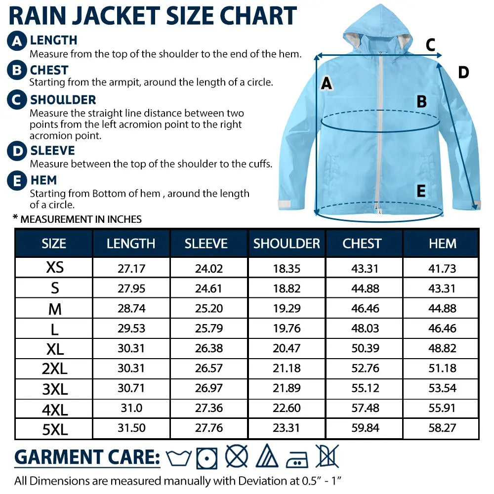 Gift For Father,Gift For Grandpa,Funny - Custom Photo Best Dad Grandpa Ever Pine Tree - Personalized Rain Jacket